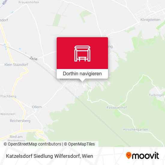 Katzelsdorf Siedlung Wilfersdorf Karte