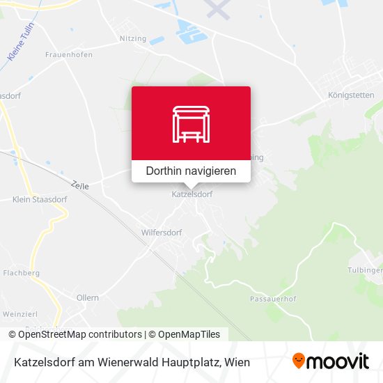 Katzelsdorf am Wienerwald Hauptplatz Karte