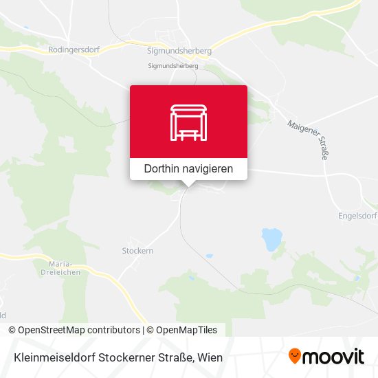 Kleinmeiseldorf Stockerner Straße Karte