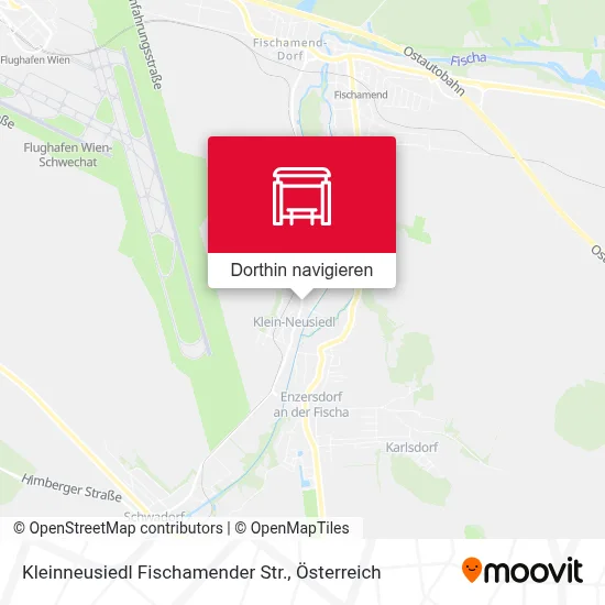 Kleinneusiedl Fischamender Str. Karte