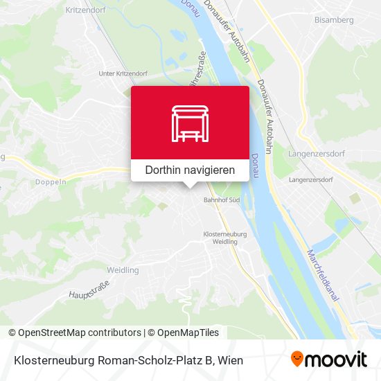 Klosterneuburg Roman-Scholz-Platz B Karte