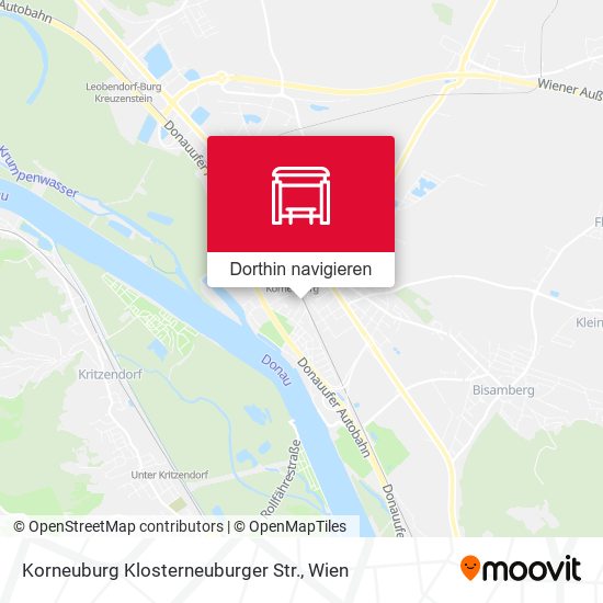Korneuburg Klosterneuburger Str. Karte