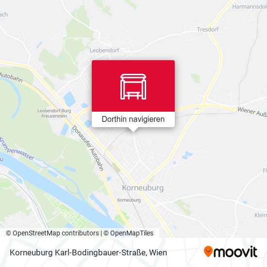 Korneuburg Karl-Bodingbauer-Straße Karte