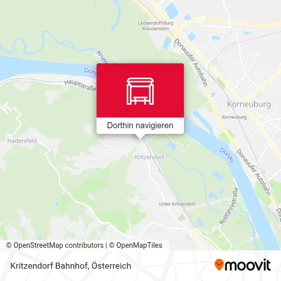 Kritzendorf Bahnhof Karte