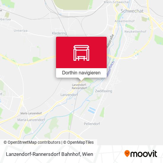 Lanzendorf-Rannersdorf Bahnhof Karte