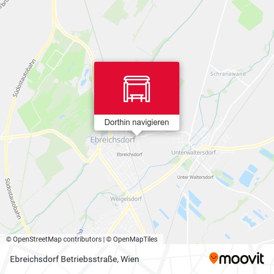 Ebreichsdorf Betriebsstraße Karte