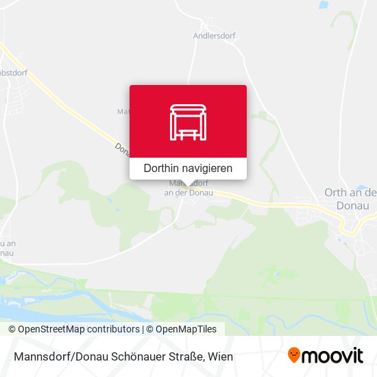 Mannsdorf / Donau Schönauer Straße Karte