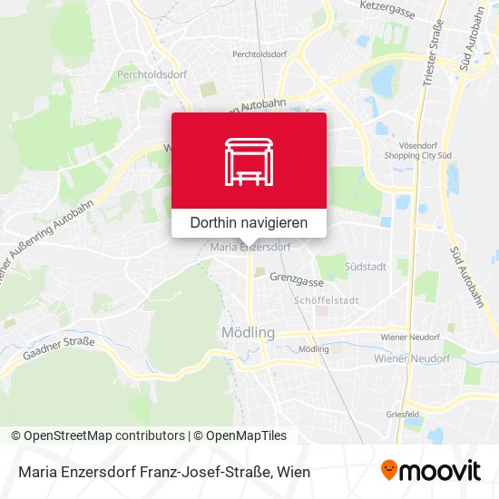 Maria Enzersdorf Franz-Josef-Straße Karte