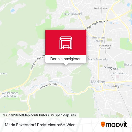 Maria Enzersdorf Dreisteinstraße Karte