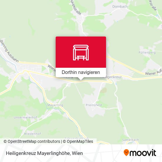 Heiligenkreuz Mayerlinghöhe Karte
