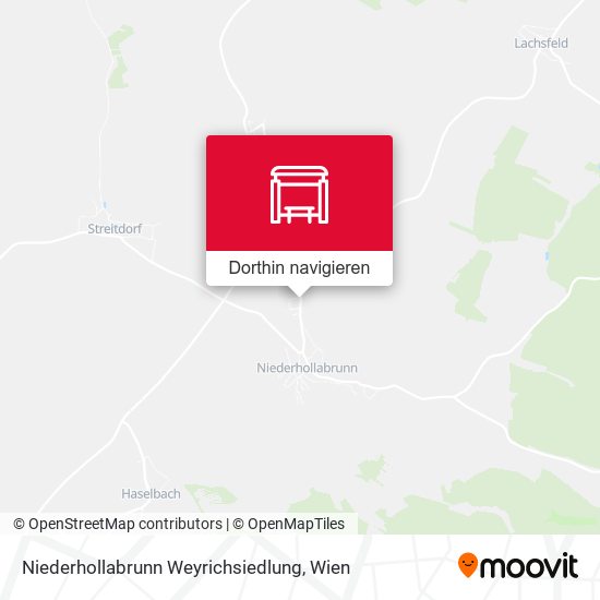 Niederhollabrunn Weyrichsiedlung Karte