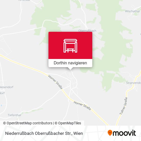 Niederrußbach Oberrußbacher Str. Karte