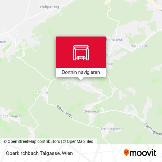 Oberkirchbach Talgasse Karte