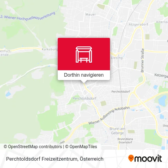 Perchtoldsdorf Freizeitzentrum Karte