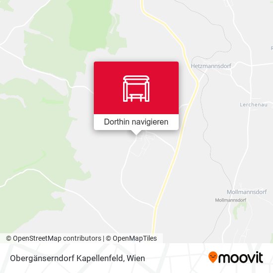 Obergänserndorf Kapellenfeld Karte