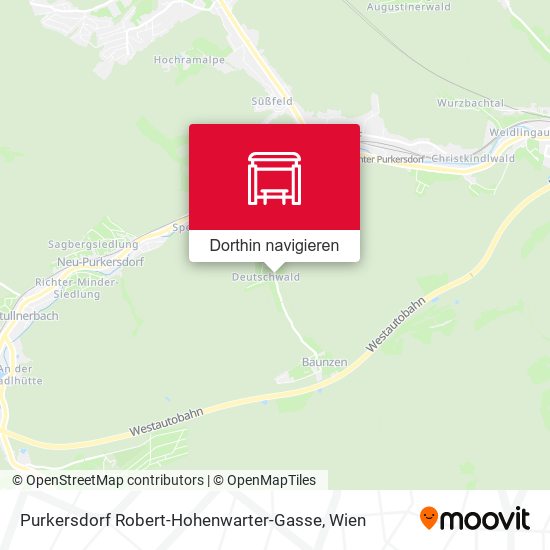 Purkersdorf Robert-Hohenwarter-Gasse Karte