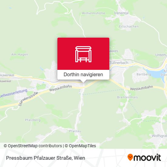 Pressbaum Pfalzauer Straße Karte