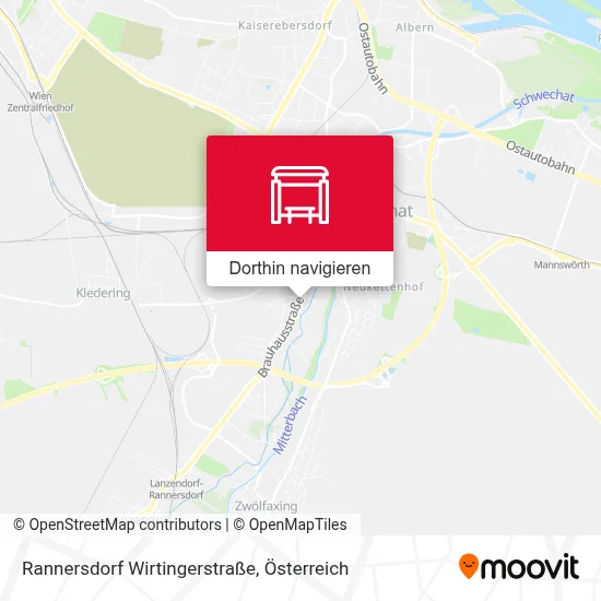 Rannersdorf Wirtingerstraße Karte