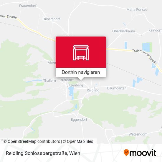 Reidling Schlossbergstraße Karte