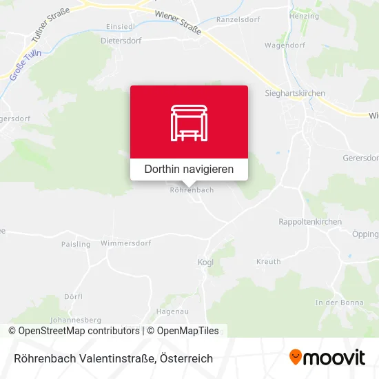 Röhrenbach Valentinstraße Karte