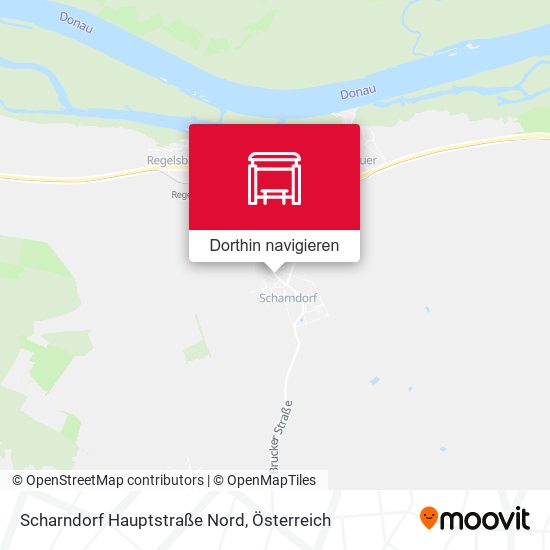 Scharndorf Hauptstraße Nord Karte