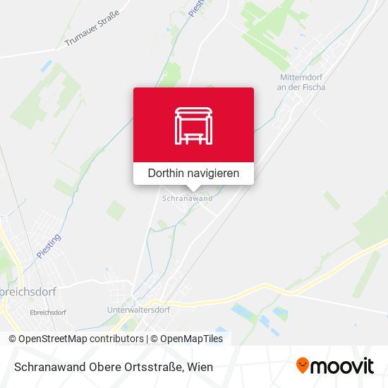 Schranawand Obere Ortsstraße Karte