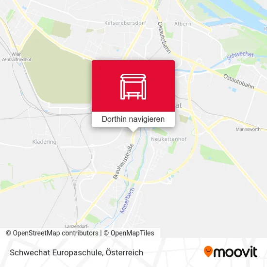 Schwechat Europaschule Karte