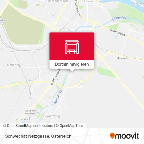 Schwechat Netzgasse Karte