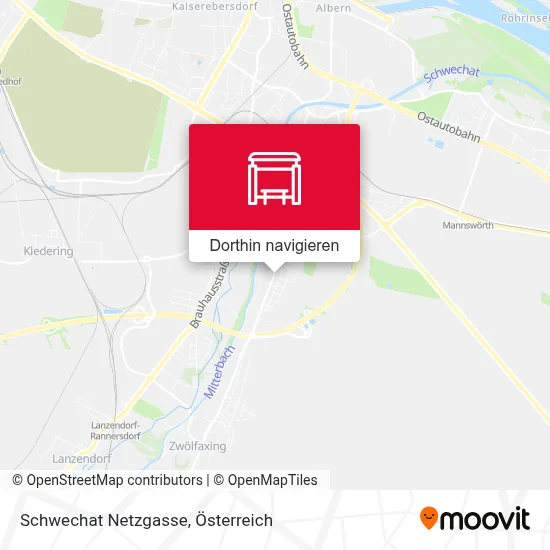 Schwechat Netzgasse Karte