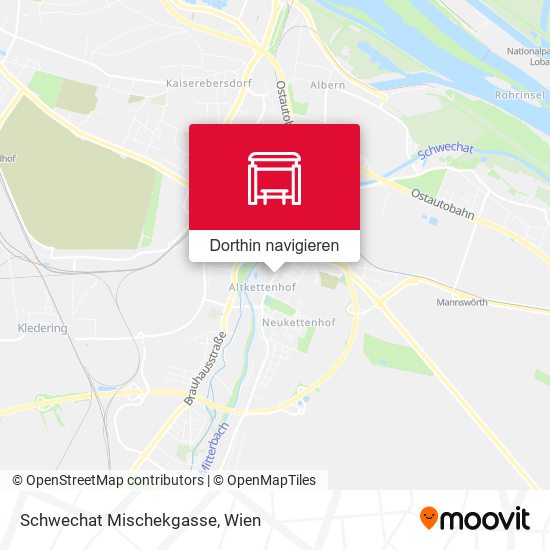 Schwechat Mischekgasse Karte