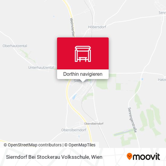 Sierndorf Bei Stockerau Volksschule Karte