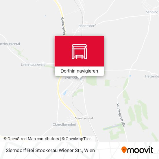 Sierndorf Bei Stockerau Wiener Str. Karte