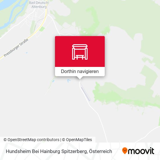 Hundsheim Bei Hainburg Spitzerberg Karte