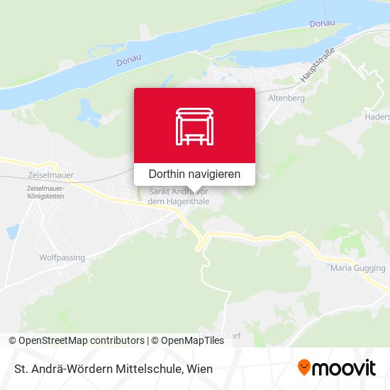 St. Andrä-Wördern Mittelschule Karte