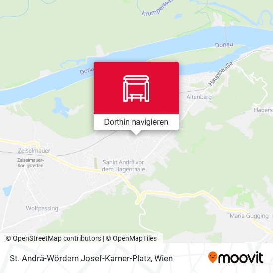 St. Andrä-Wördern Josef-Karner-Platz Karte