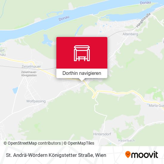 St. Andrä-Wördern Königstetter Straße Karte