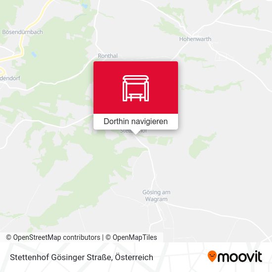 Stettenhof Gösinger Straße Karte