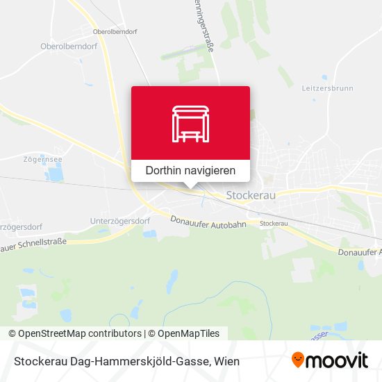 Stockerau Dag-Hammerskjöld-Gasse Karte