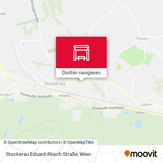 Stockerau Eduard-Rösch-Straße Karte