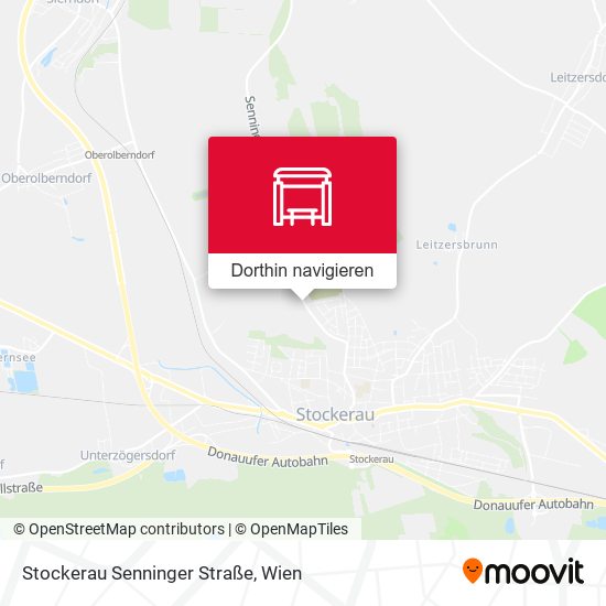 Stockerau Senninger Straße Karte