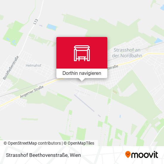 Strasshof Beethovenstraße Karte
