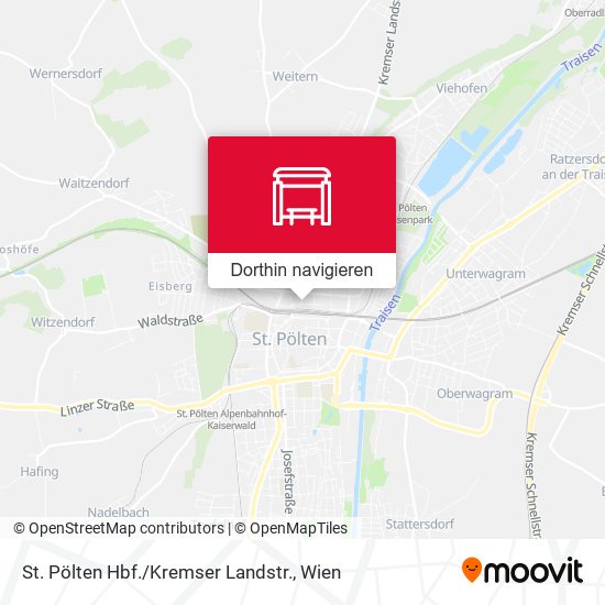 St. Pölten Hbf. / Kremser Landstr. Karte