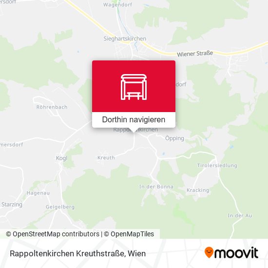 Rappoltenkirchen Kreuthstraße Karte