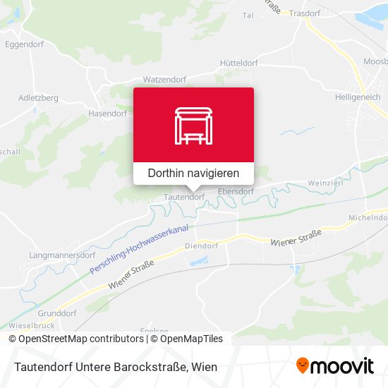 Tautendorf Untere Barockstraße Karte