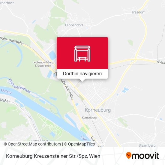 Korneuburg Kreuzensteiner Str. / Spz Karte