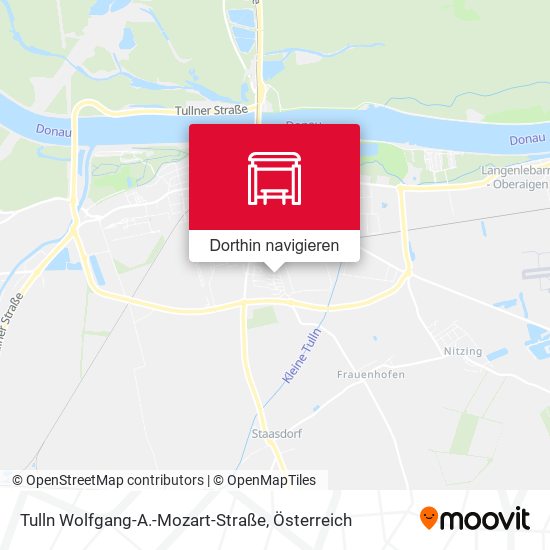 Tulln Wolfgang-A.-Mozart-Straße Karte