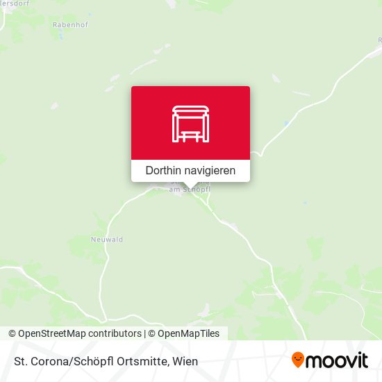 St. Corona/Schöpfl Ortsmitte Karte