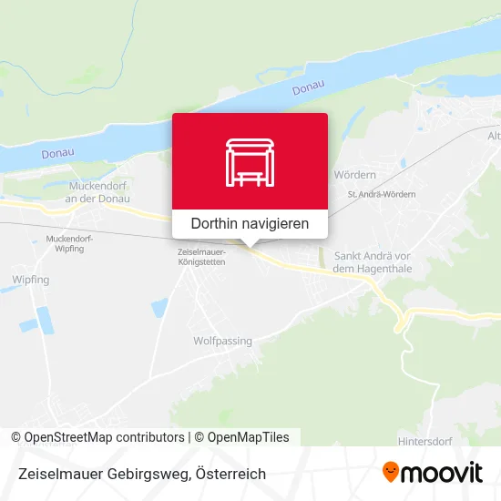 Zeiselmauer Gebirgsweg Karte