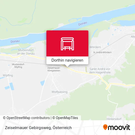 Zeiselmauer Gebirgsweg Karte