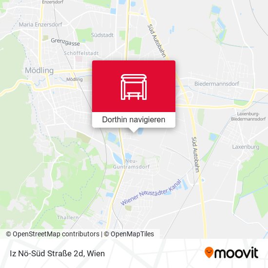 Iz Nö-Süd Straße 2d Karte